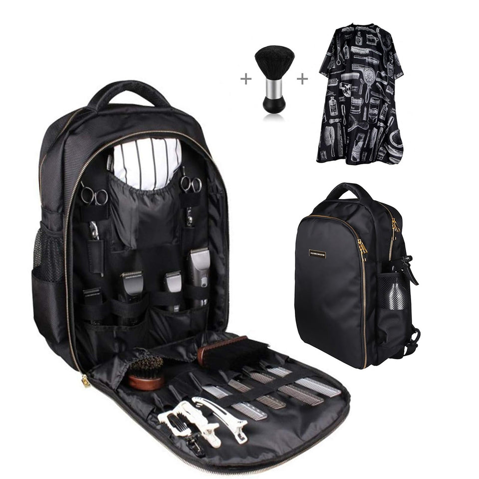 HUIMSWARM Barber Backpack main compartment keeps tools secure for busy days