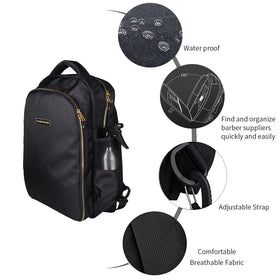 HUIMSWARM Barber Backpack pure copper zipper adds durability and style