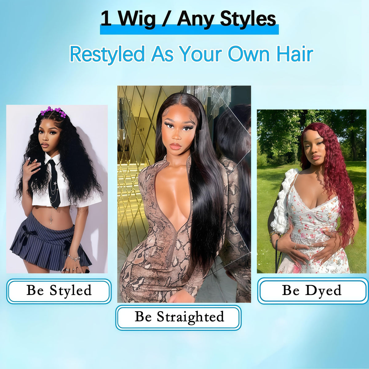 Huirslex deep wave wig lace detail close-up of ultra-thin transparent lace