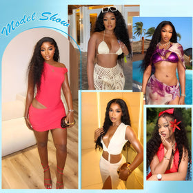 Huirslex deep wave wig side view showing 13x6 lace for versatile styling