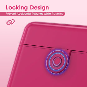 HUITAI press-to-unlock lid keeps bottles secure while on the go.
