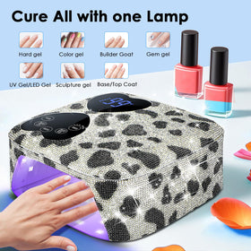 HUITINE fast-drying UV light with 365nm 405nm spectrum for versatile polishes.