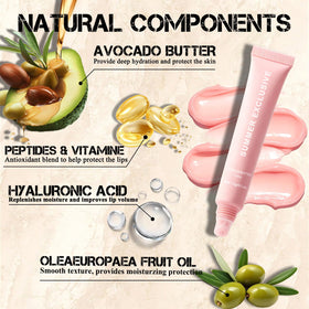 HULYHDP lip balm worn solo for a dewy no-makeup glow