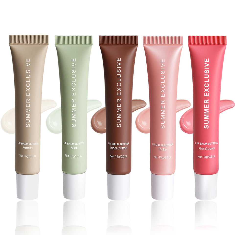 HULYHDP Summer tinted lip balm butter collection with vibrant tint