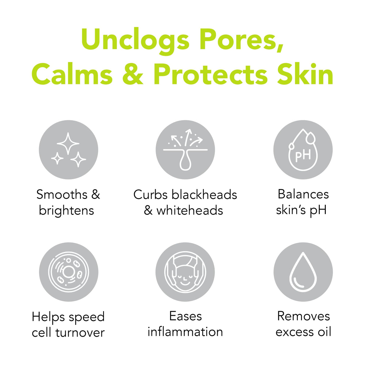 Humane Clarifying Toner with green tea extract for antioxidant support.