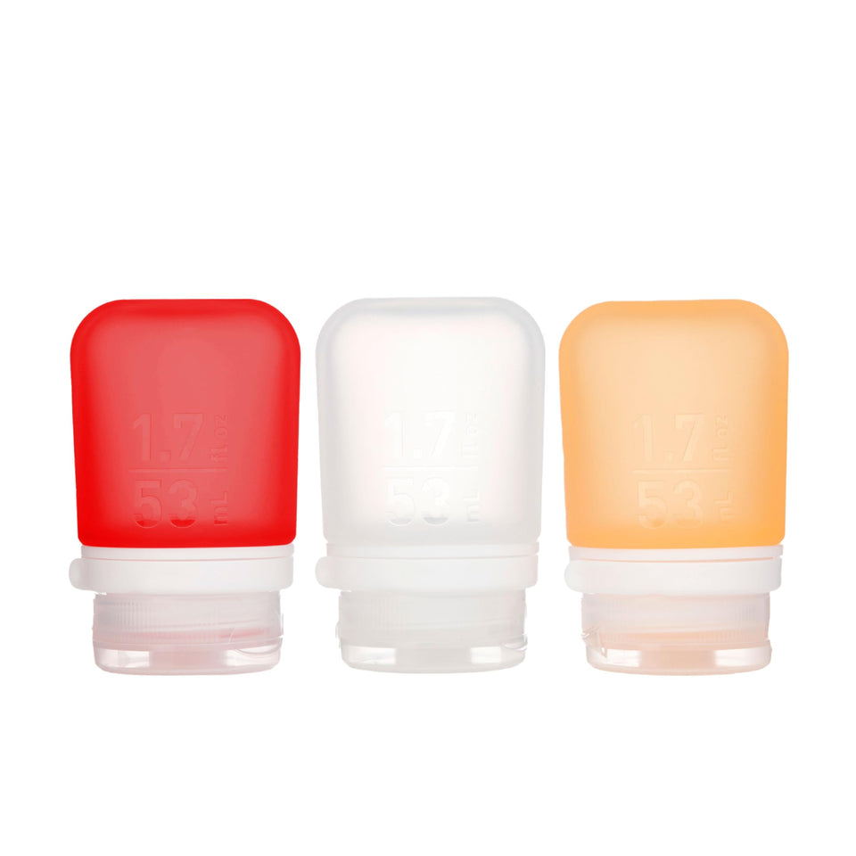 humangear GoToob+ cap lock close-up showing secure LoopLock for travel safety