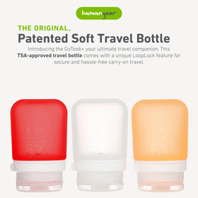 humangear GoToob+ silicone body example demonstrating soft, durable material