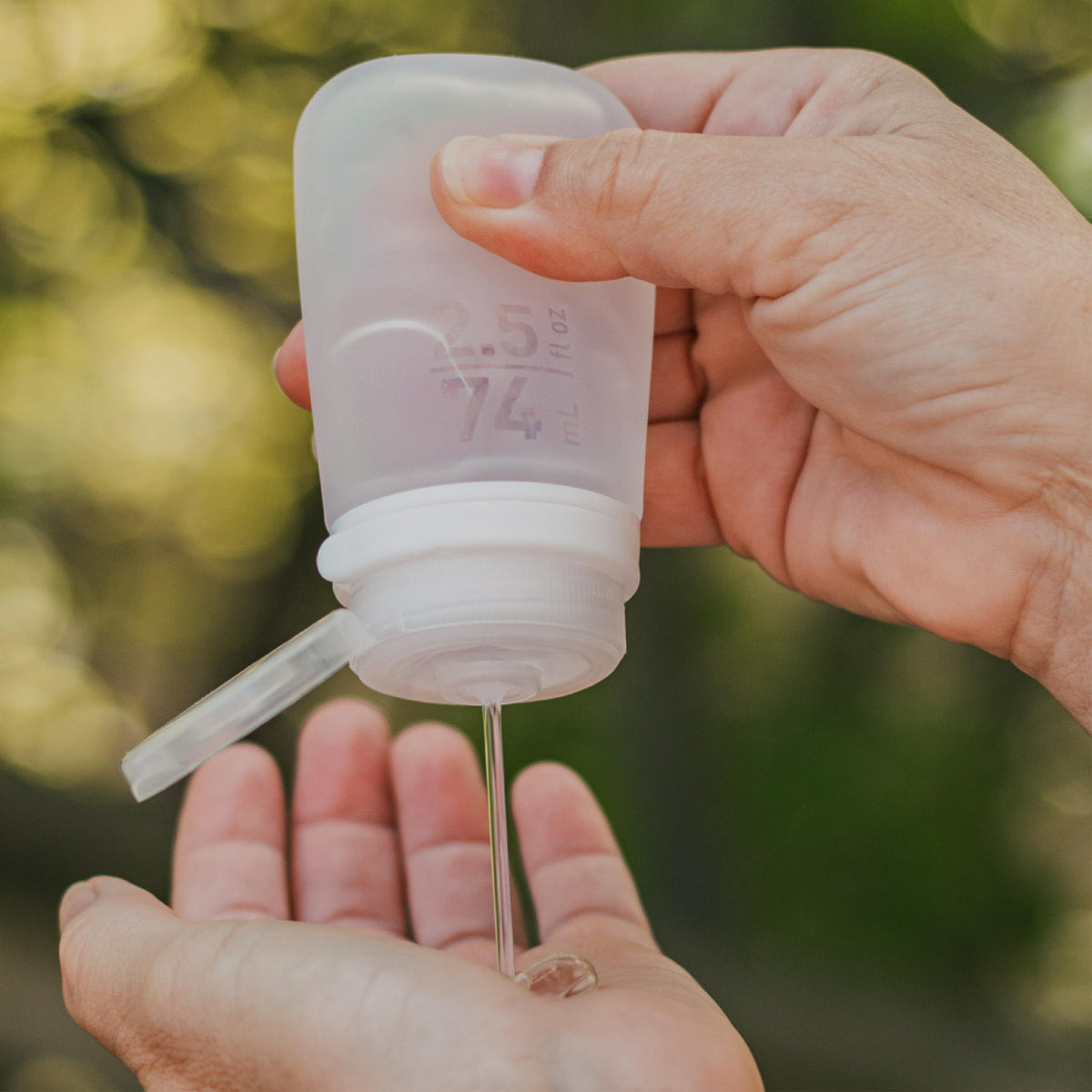 humangear GoToob+ XL bottle durable design built to last on trips.