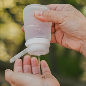 GoToob+ XL 6 oz bottle ideal for travel liquids and mini-size kits.