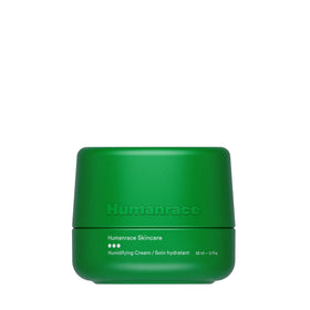 Humanrace 12 Hour Humidifying Face Cream bottle shows sleek packaging for lasting hydration