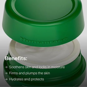 Humanrace snow mushroom extract close-up indicating moisture-locking benefits