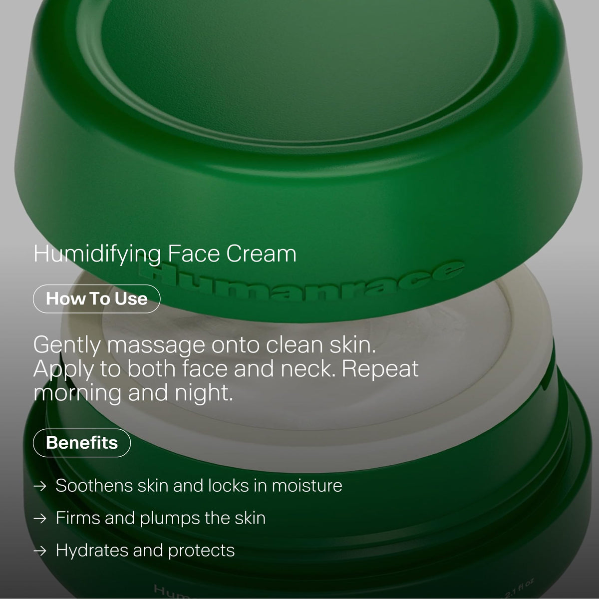 Humanrace Lotus Enzyme Exfoliator in use for smoother, brighter skin