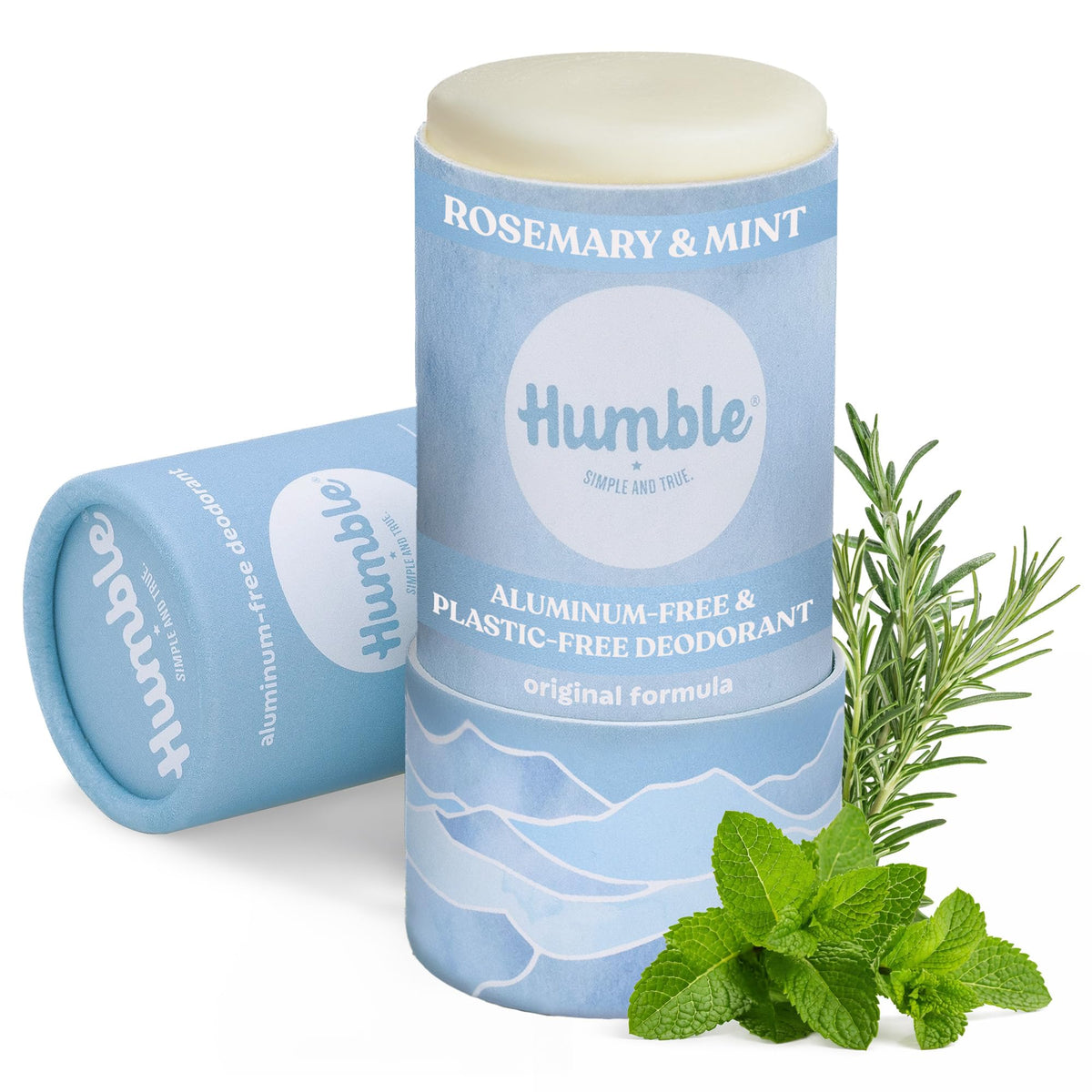 Humble Brands Deodorant Stick Rosemary Mint for all-day freshness without aluminum