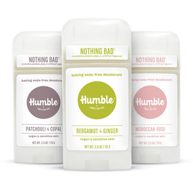Humble patchouli-copal deodorant stick ready for all-day odor control
