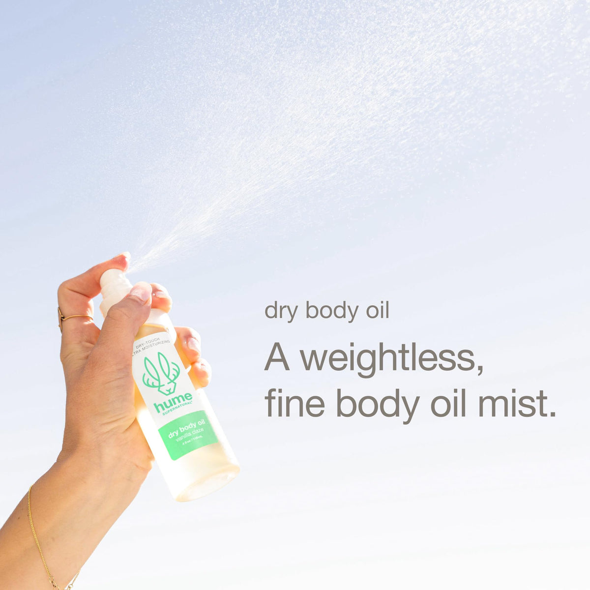 HUME SUPERNATURAL apricot kernel oil drop for plant-based nourishment