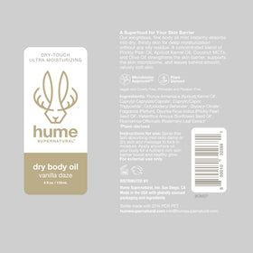 HUME SUPERNATURAL all-day hydration with no heavy residue