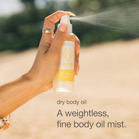 Hume Supernatural spray on skin after shower softens rough areas quickly.