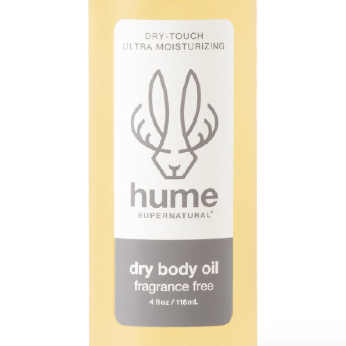 HUME SUPERNATURAL dry body oil spray bottle for quick absorption