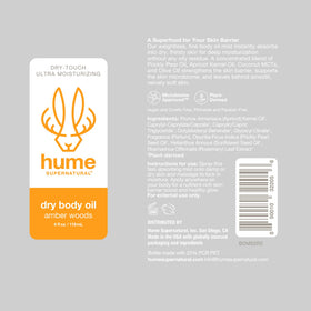 Hume Supernatural packaging conveys minimalist, eco-friendly vibe for easy use.