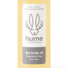 HUME SUPERNATURAL fragrance-free formula suitable for sensitive skin