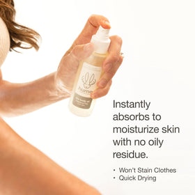 HUME SUPERNATURAL light moisturizing oil smooths rough skin after shower