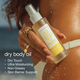 Hume Supernatural olive oil triglycerides deliver vitamins and moisture.