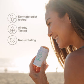Hume Supernatural probiotic formula ingredients close-up featuring coconut and prickly pear