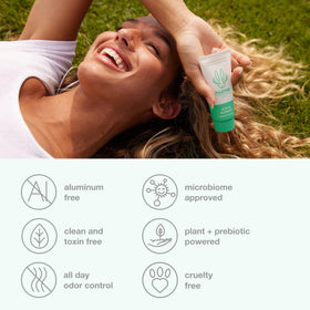 Hume Supernatural travel-friendly packaging for on-the-go odor protection