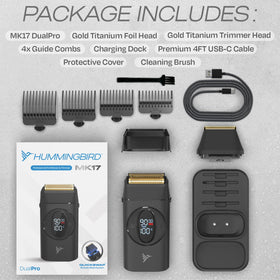 Hummingbird MK17 complete grooming kit with all heads and accessories