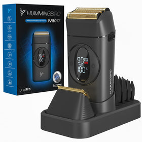 Hummingbird MK17 DualPro foil shaver head for a close, smooth shave with gold titanium blades.