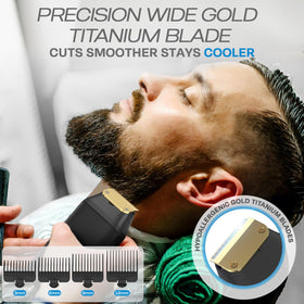 Hummingbird MK17 gold titanium foil heads for comfortable, efficient cutting.