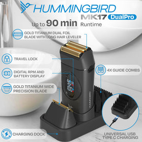 Hummingbird MK17 USB-C charging dock for convenient cordless charging.