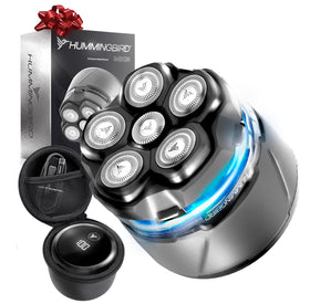 HUMMINGBIRD MK3 Stealth Head Shaver with 6 blades for a smooth, irritation-free shave.