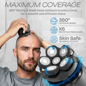HUMMINGBIRD MK3 Magnetic blade head for quick cleaning and fresh shaves.