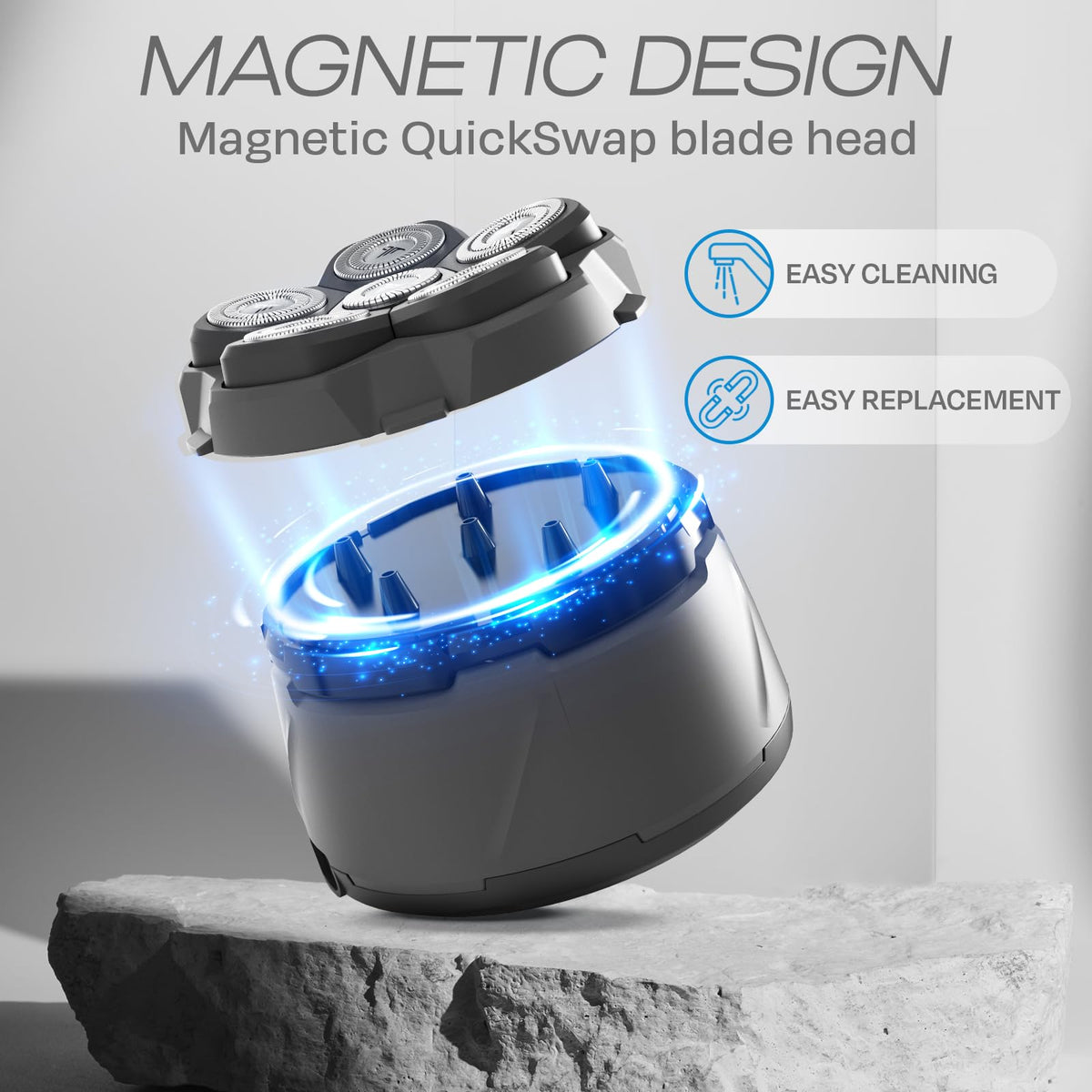 HUMMINGBIRD MK3 Waterproof design supports wet or dry shaving in shower or sink.