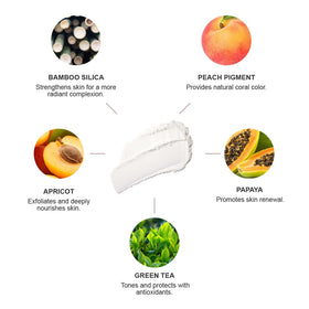 100% Pure Bamboo Blur Powder oil absorption minimizes excess shine during the day