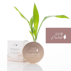 100% Pure Bamboo Blur Powder pore-minimizing effect creates a smoother skin appearance