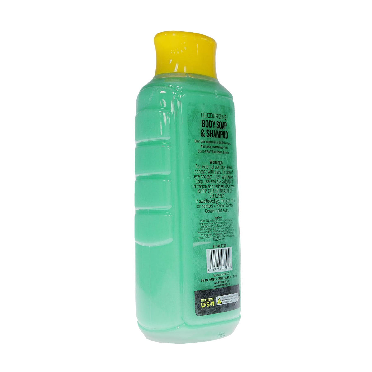 Hunters Specialties Scent-A-Way MAX packaging showcase featuring 12, 24, and 32 oz options.