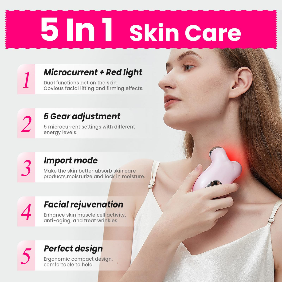 Hunvva EP-300 red light therapy sessions for glow and under-eye care.
