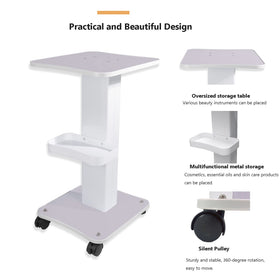 HUOXOU esthetician cart in a salon setting ready for use