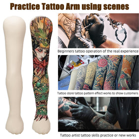 HUOXOU easy to color silicone arm for pigment practice