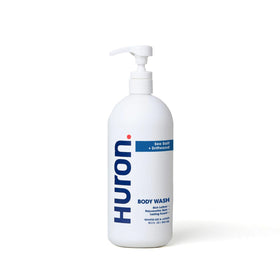 Huron Body Wash Sea Salt Driftwood bottle for daily refreshing cleanse