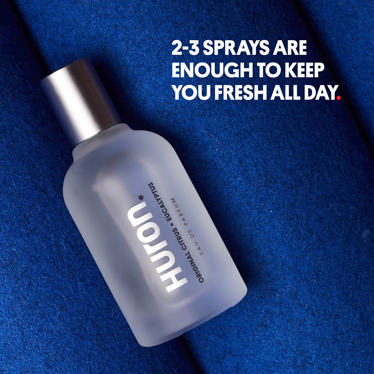 Huron Cologne citrus-eucalyptus-note, refreshing aura ideal for daytime confidence