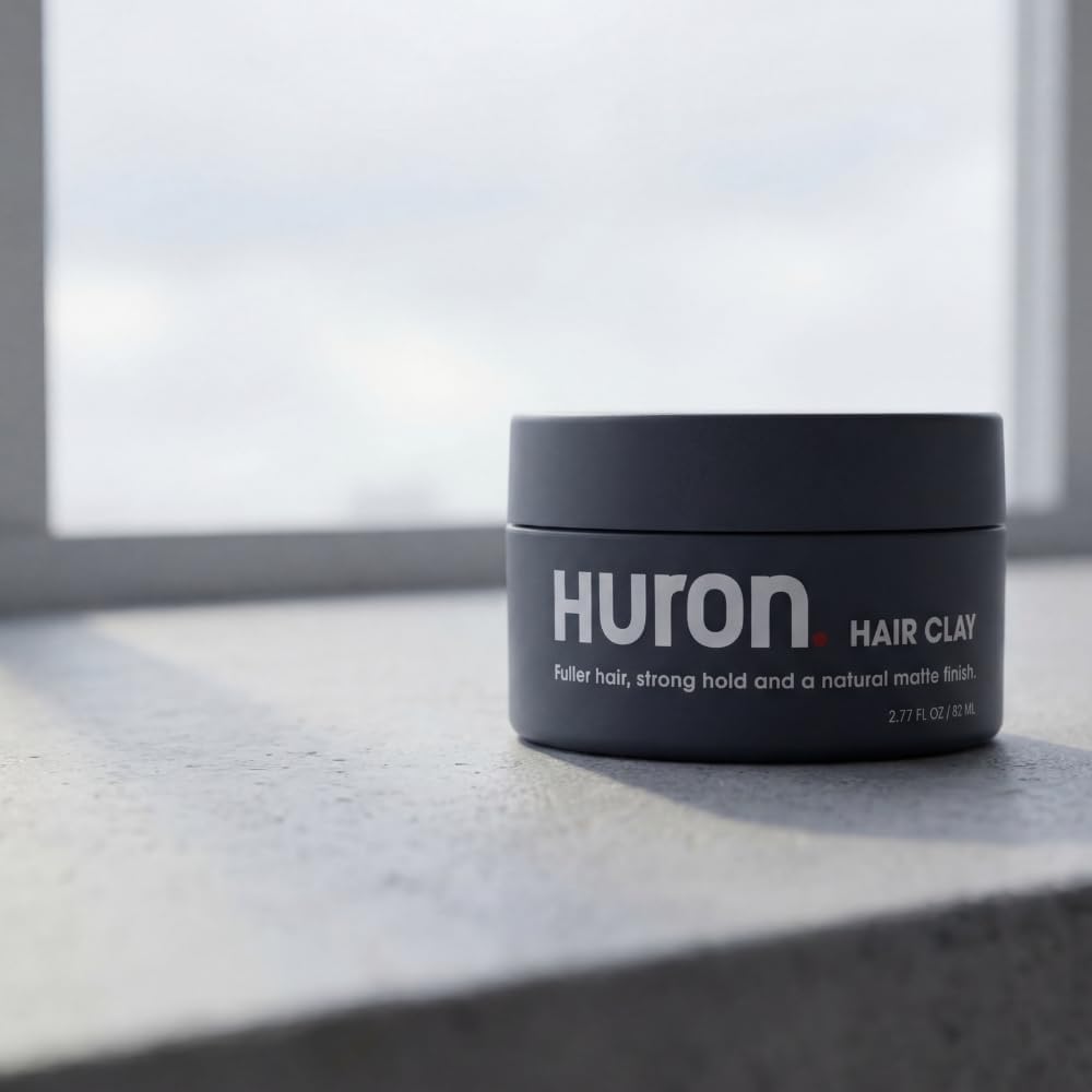 Huron Hair Clay suited for daily use by men and women.