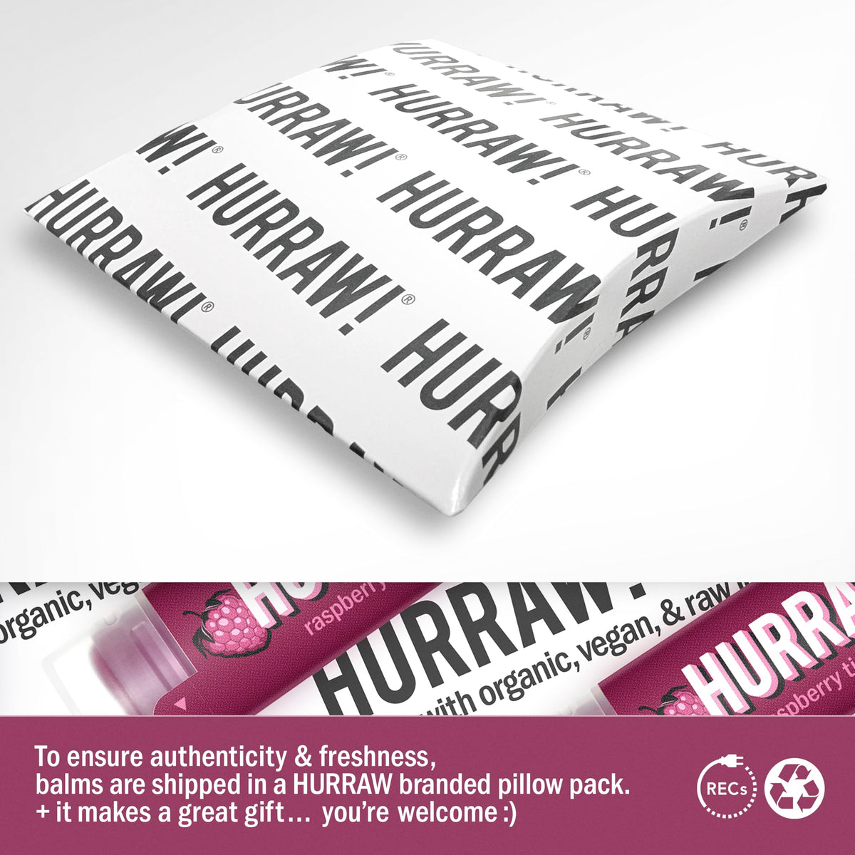 Hurraw! Black Cherry swatch reveals vibrant sheer red hue.