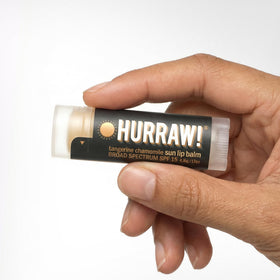 Nighttime routine use of Hurraw Moon Night Lip Balm.