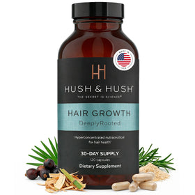 Hush & Hush biotin-collagen bottle pour supports fuller looking hair