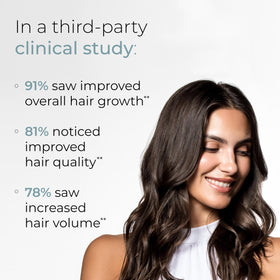 Hush & Hush lifestyle shot hints at confidence from healthier hair