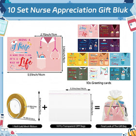 Hushee nurse gift set gold ribbon roll for elegant gifting
