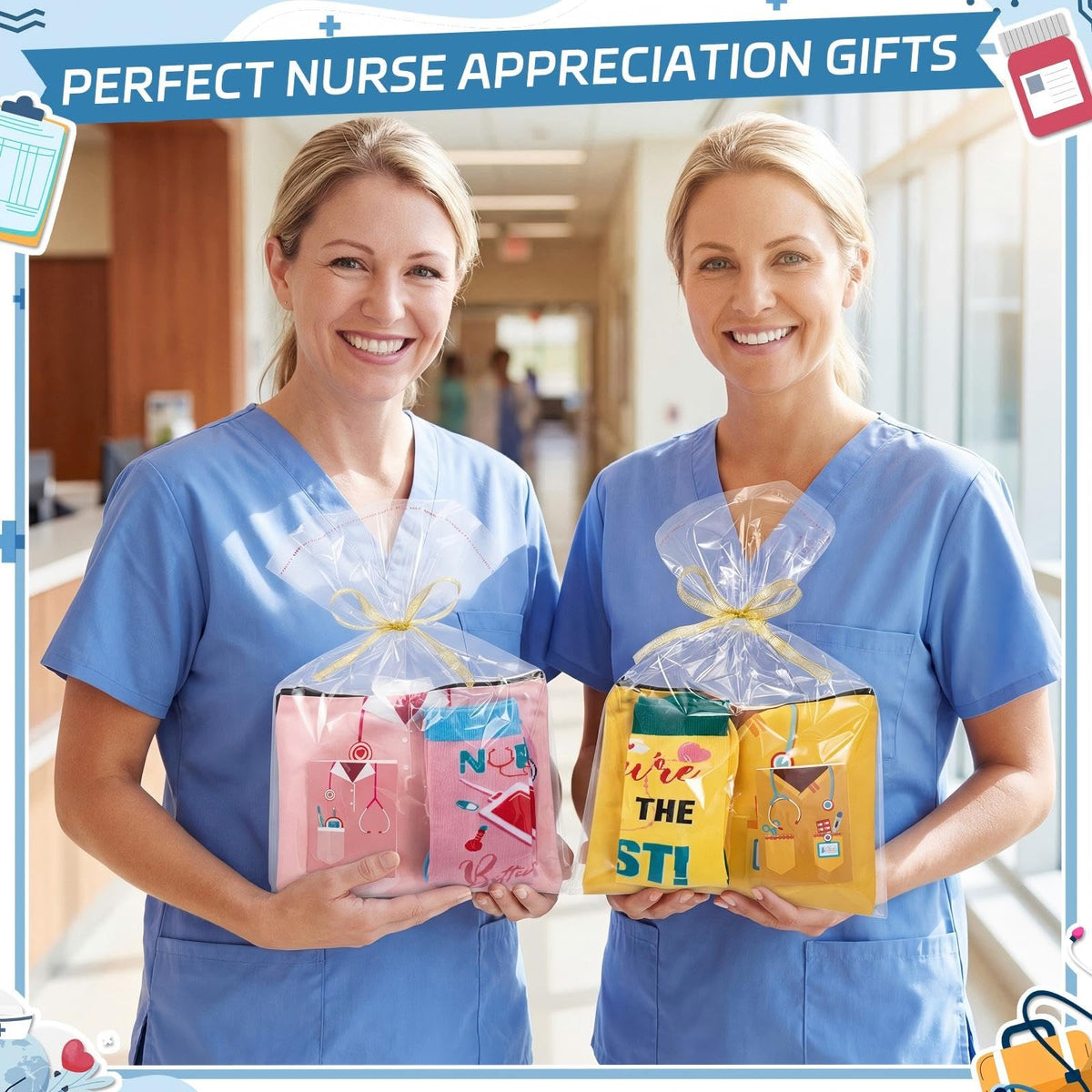 Hushee nurse gift set makeup bag close-up showing durable canvas